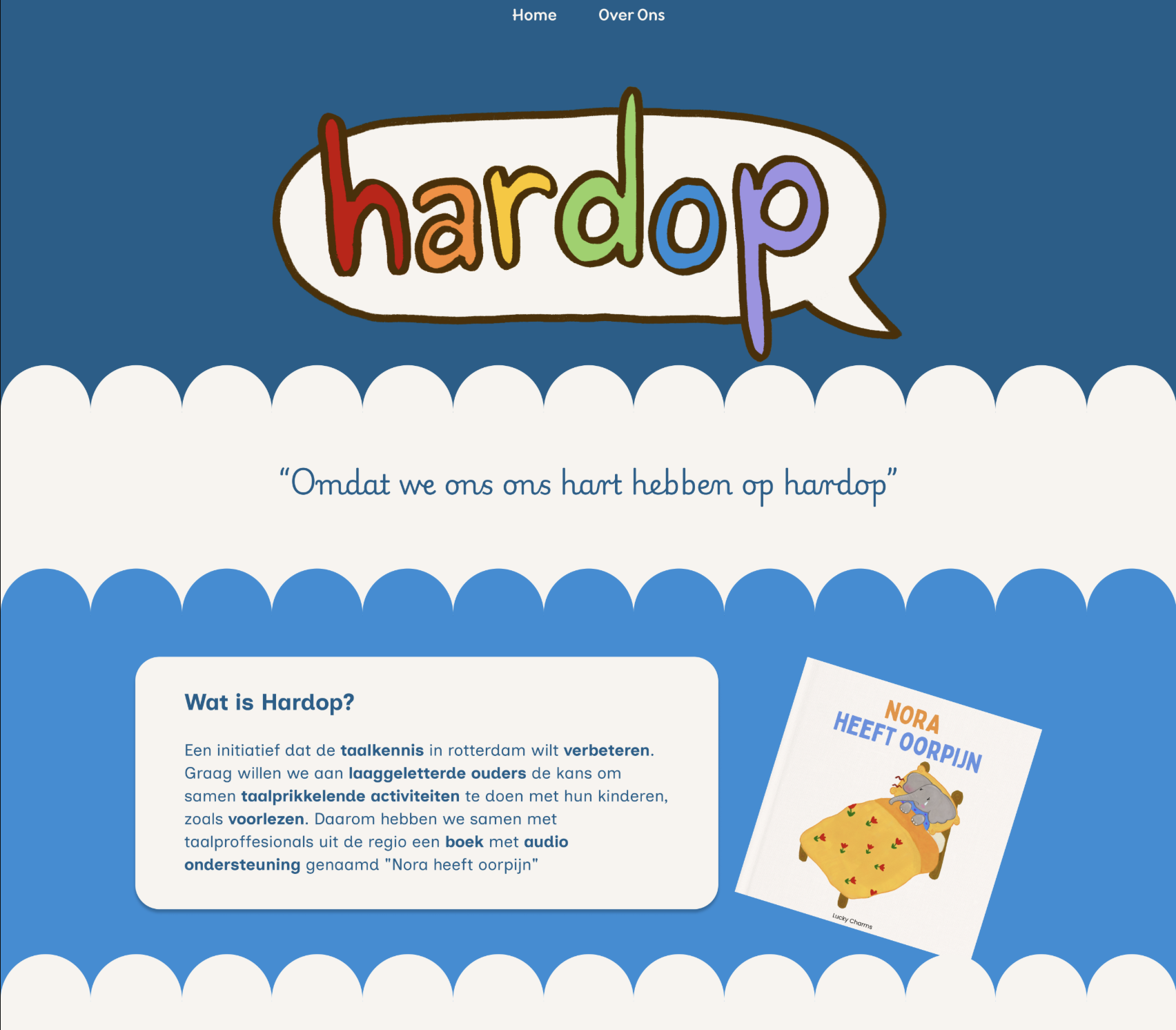 Screenshot Hardop website